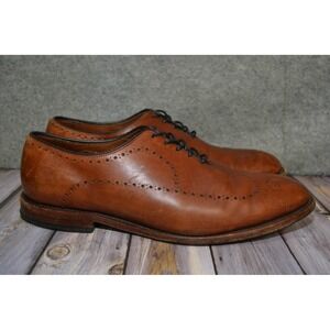Allen Edmonds Fairfax Shoes Mens 11 D Brown Leather Brogue Dress Oxford USA